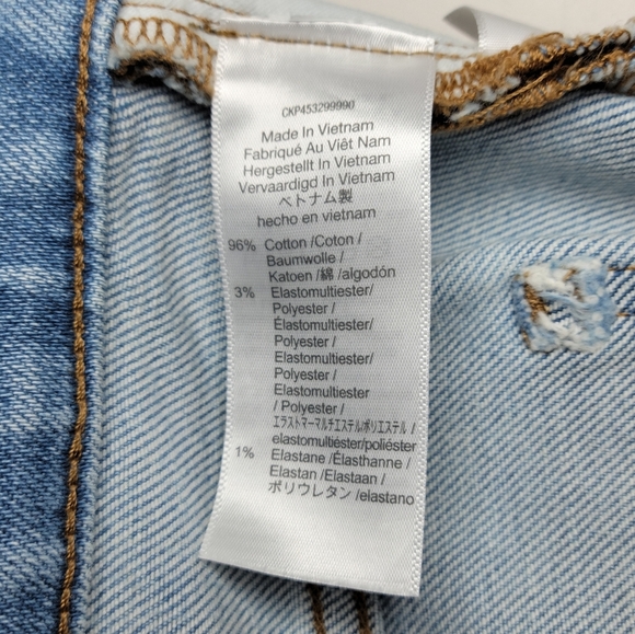 Madewell The Perfect Vintage Jeans High Rise Raw Hem Size 24 NWOT - Picture 7 of 13